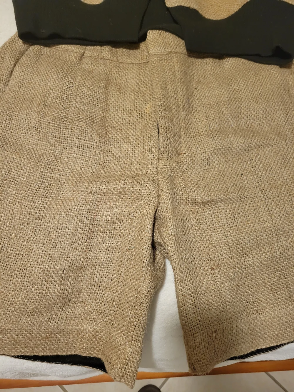 - & . Jute short and bomber jacket